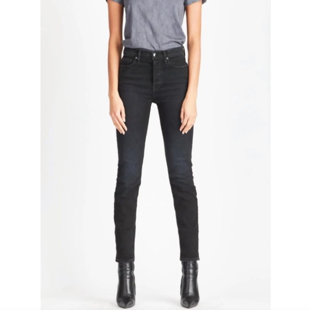 Cotton Citizen High Rise Skinny Jean 26 Washed Black